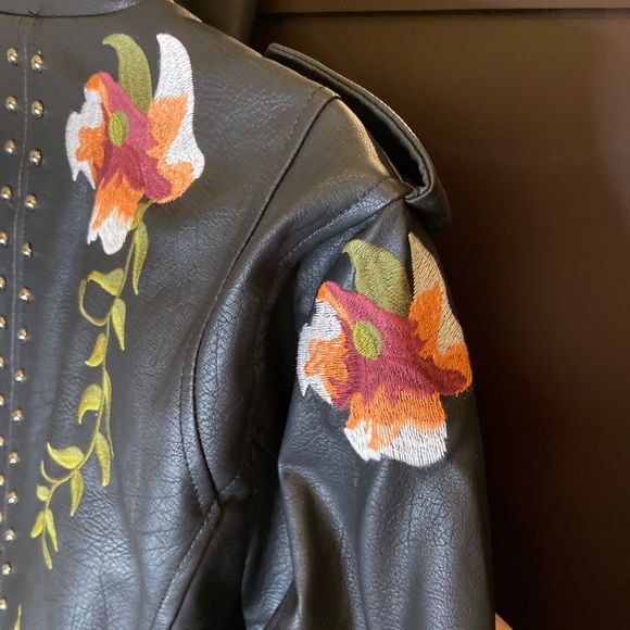 Ly Varey Lin Faux Leather Moto Jacket - Picture 5 of 12